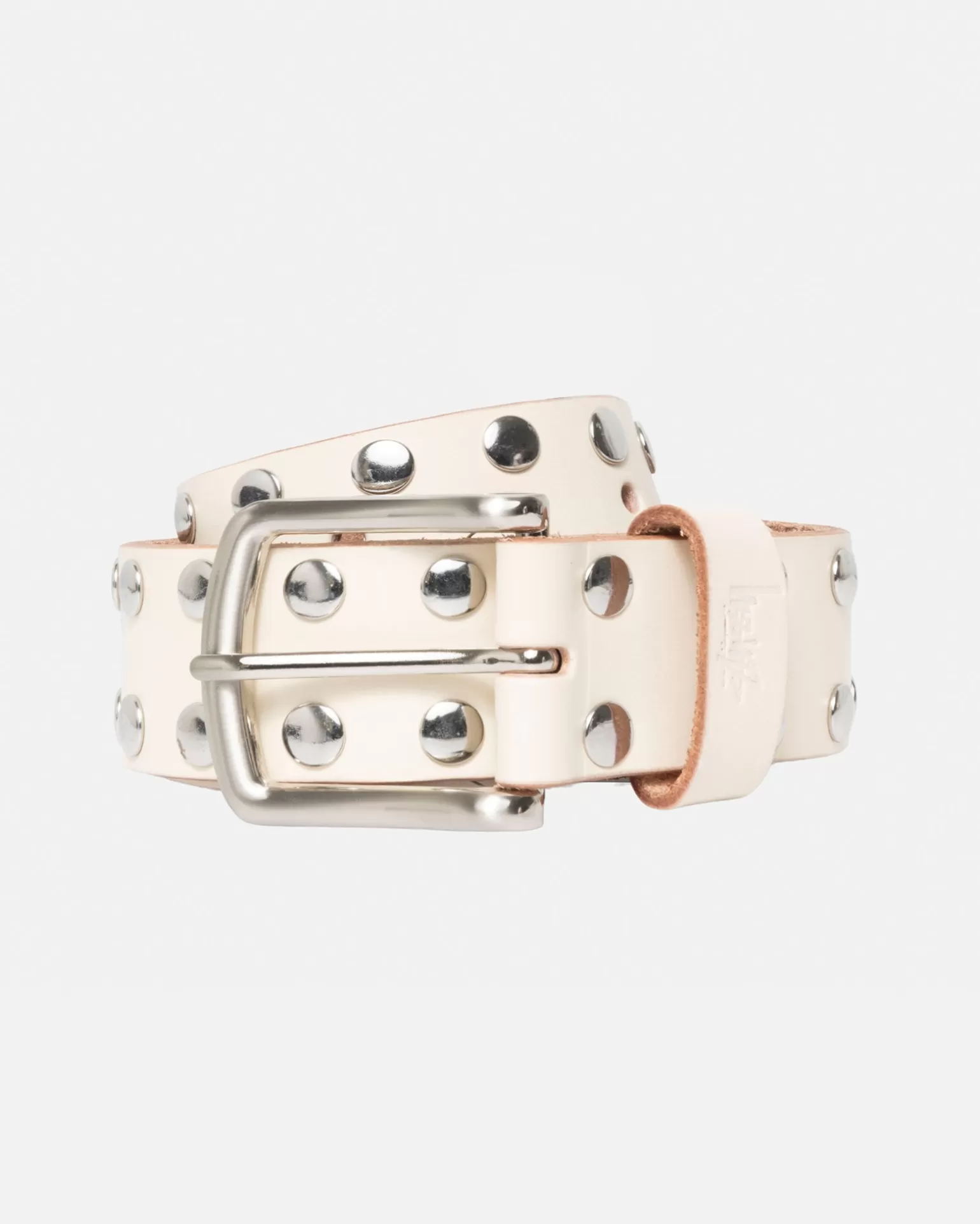 Online Stüssy 8 BALL STUDDED BELT Bone