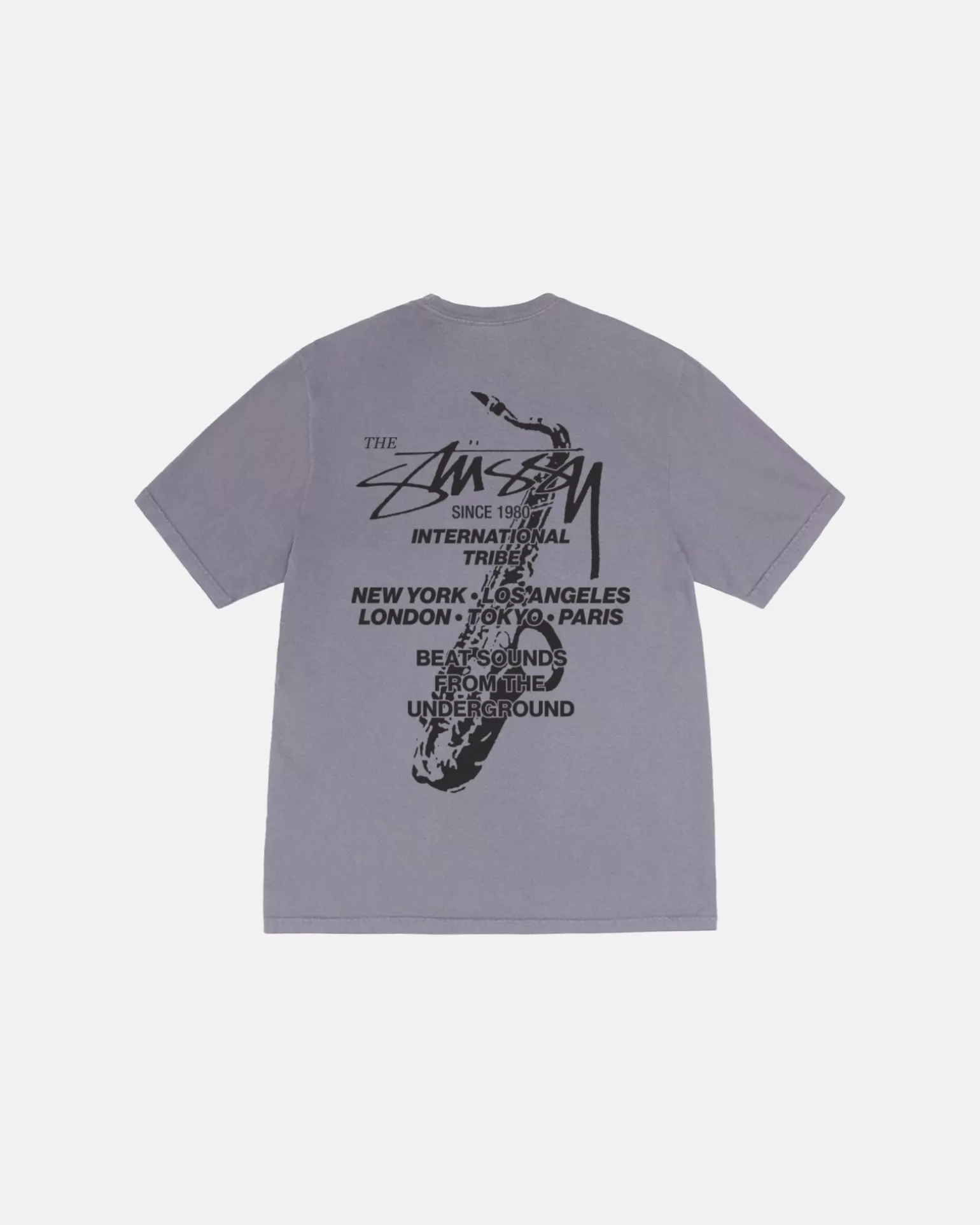 Best Stüssy BEAT SOUNDS TEE PIGMENT DYED Shark