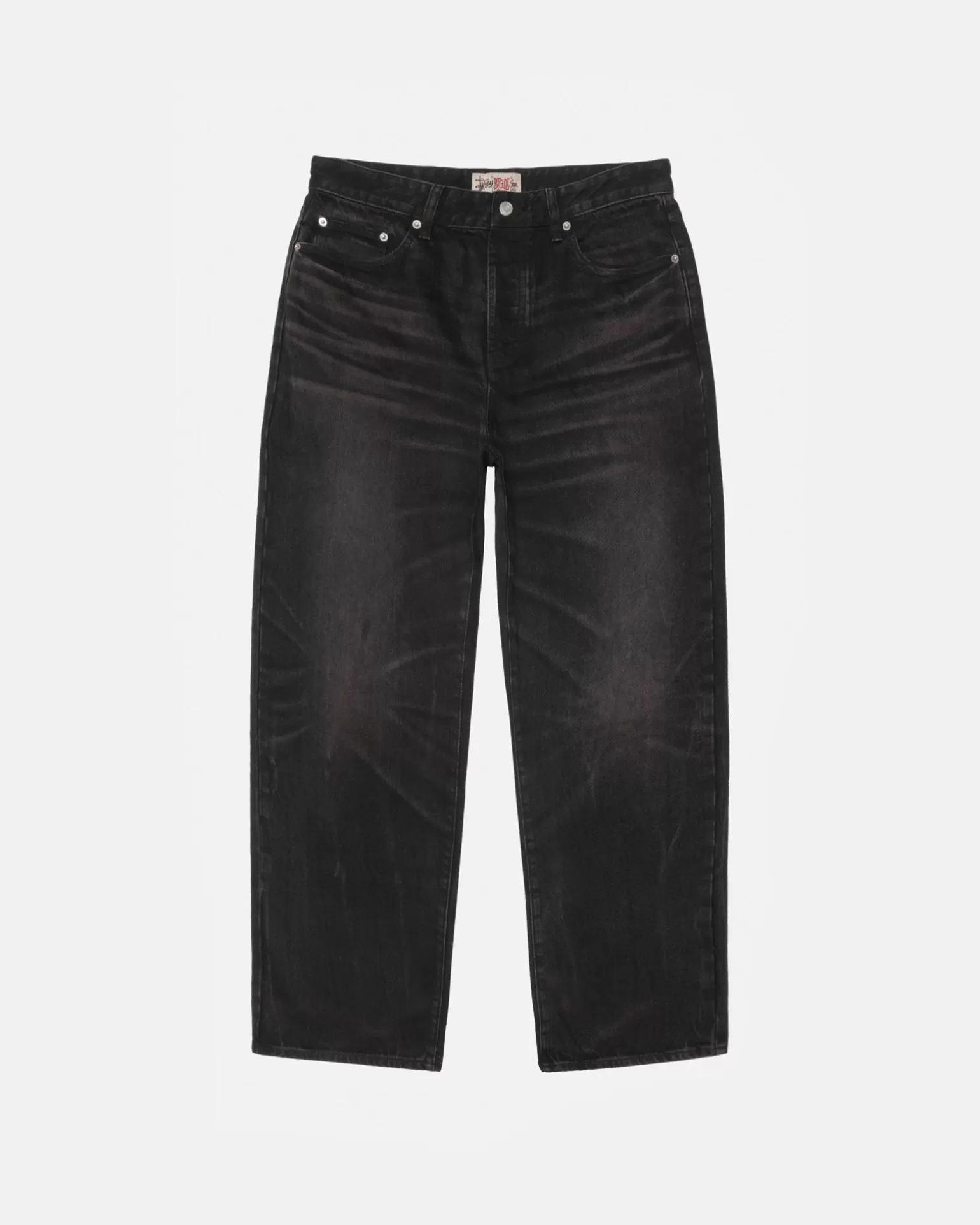 New Stüssy BIG OL' JEAN VINTAGE WASH DENIM Black