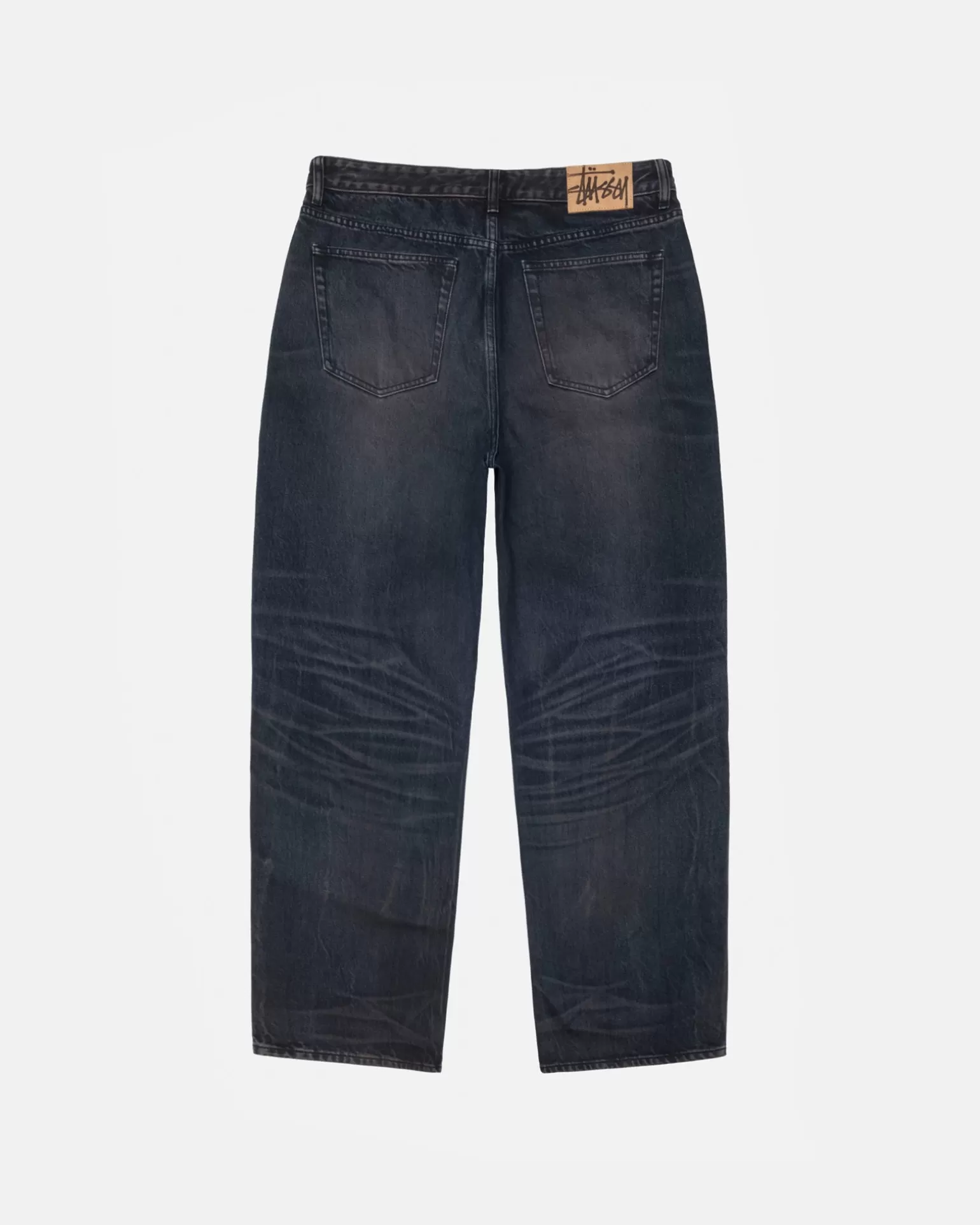 Fashion Stüssy BIG OL' JEAN VINTAGE WASH DENIM Blue