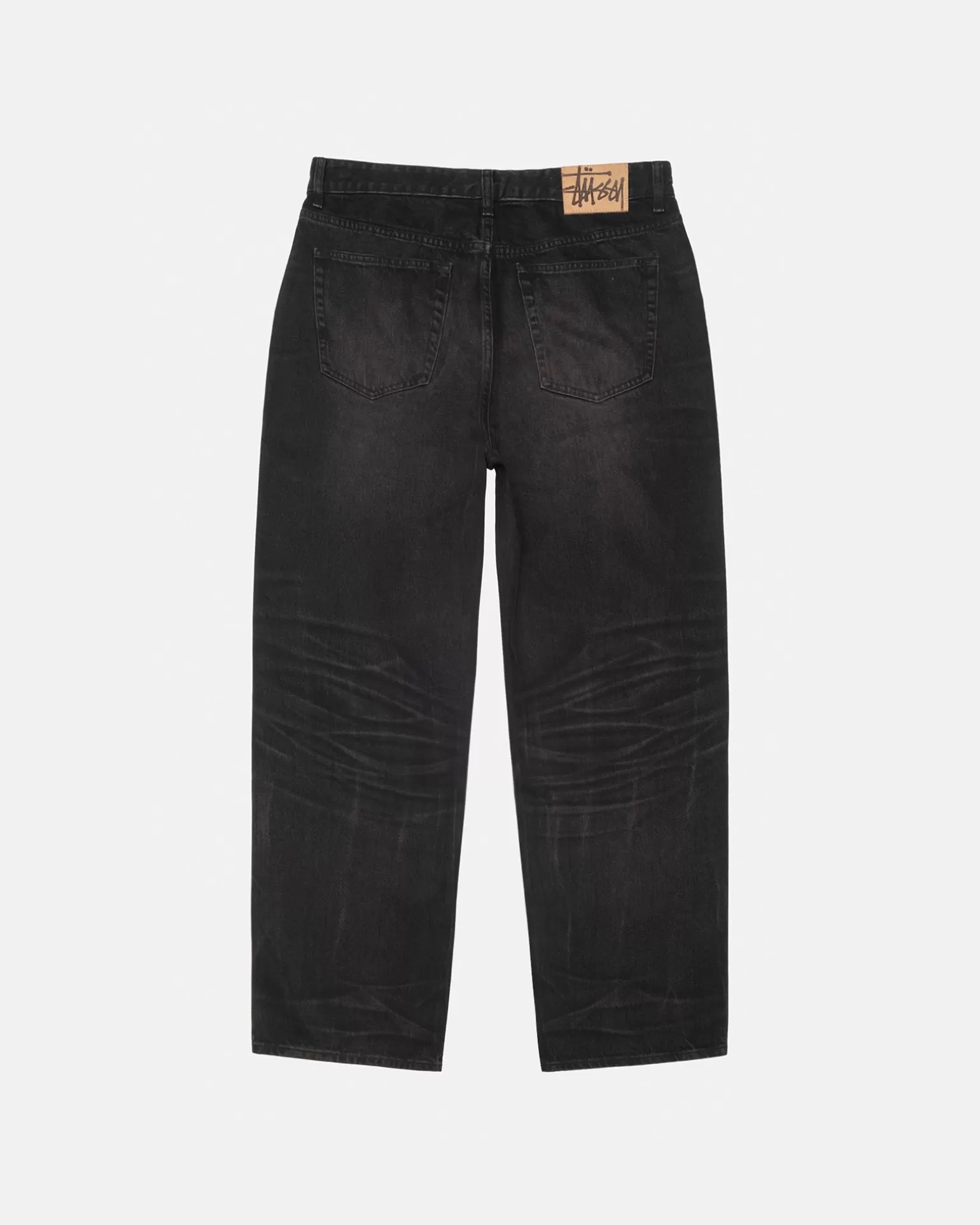 New Stüssy BIG OL' JEAN VINTAGE WASH DENIM Black