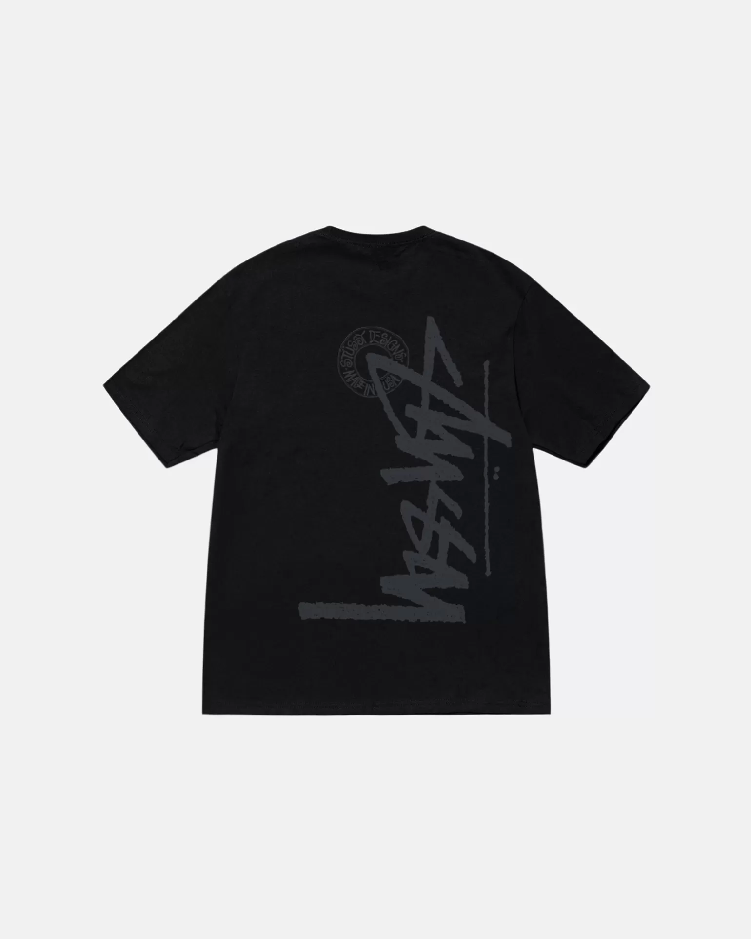 Fashion Stüssy BUANA STOCK TEE Black