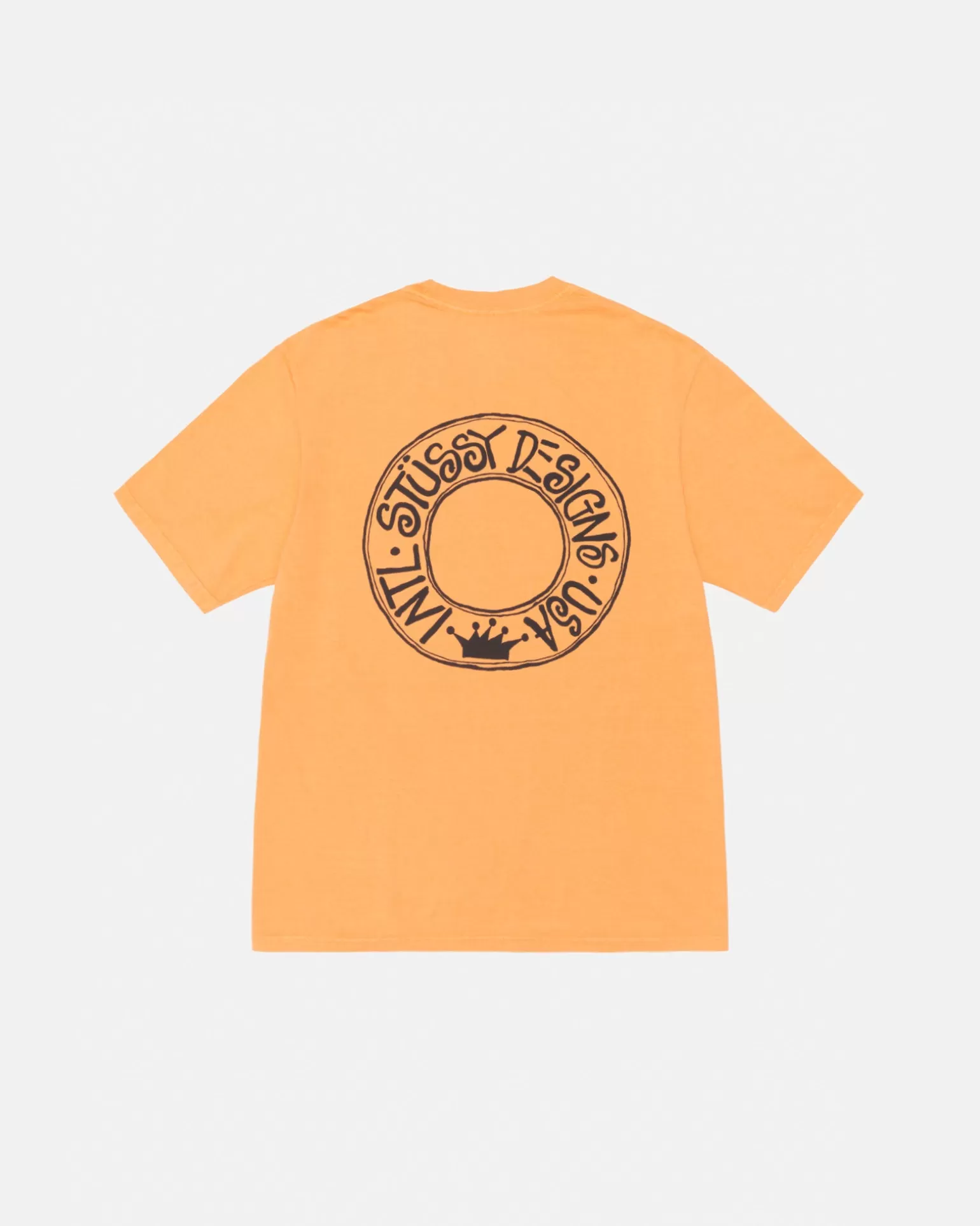 Shop Stüssy BUANA TEE PIGMENT DYED Orange