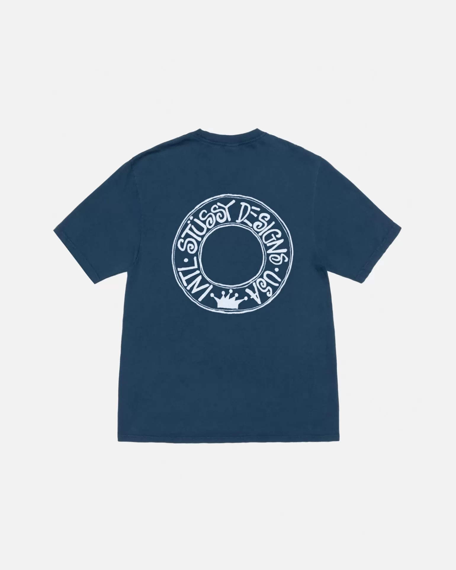 Sale Stüssy BUANA TEE PIGMENT DYED Navy