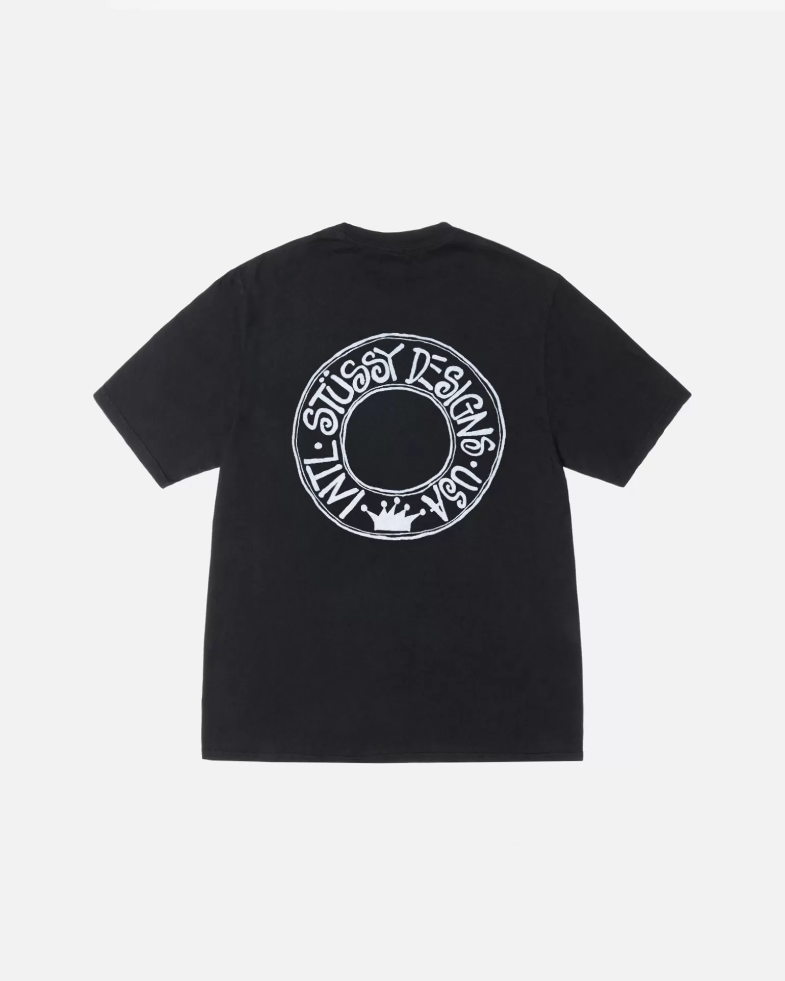 Online Stüssy BUANA TEE PIGMENT DYED Black