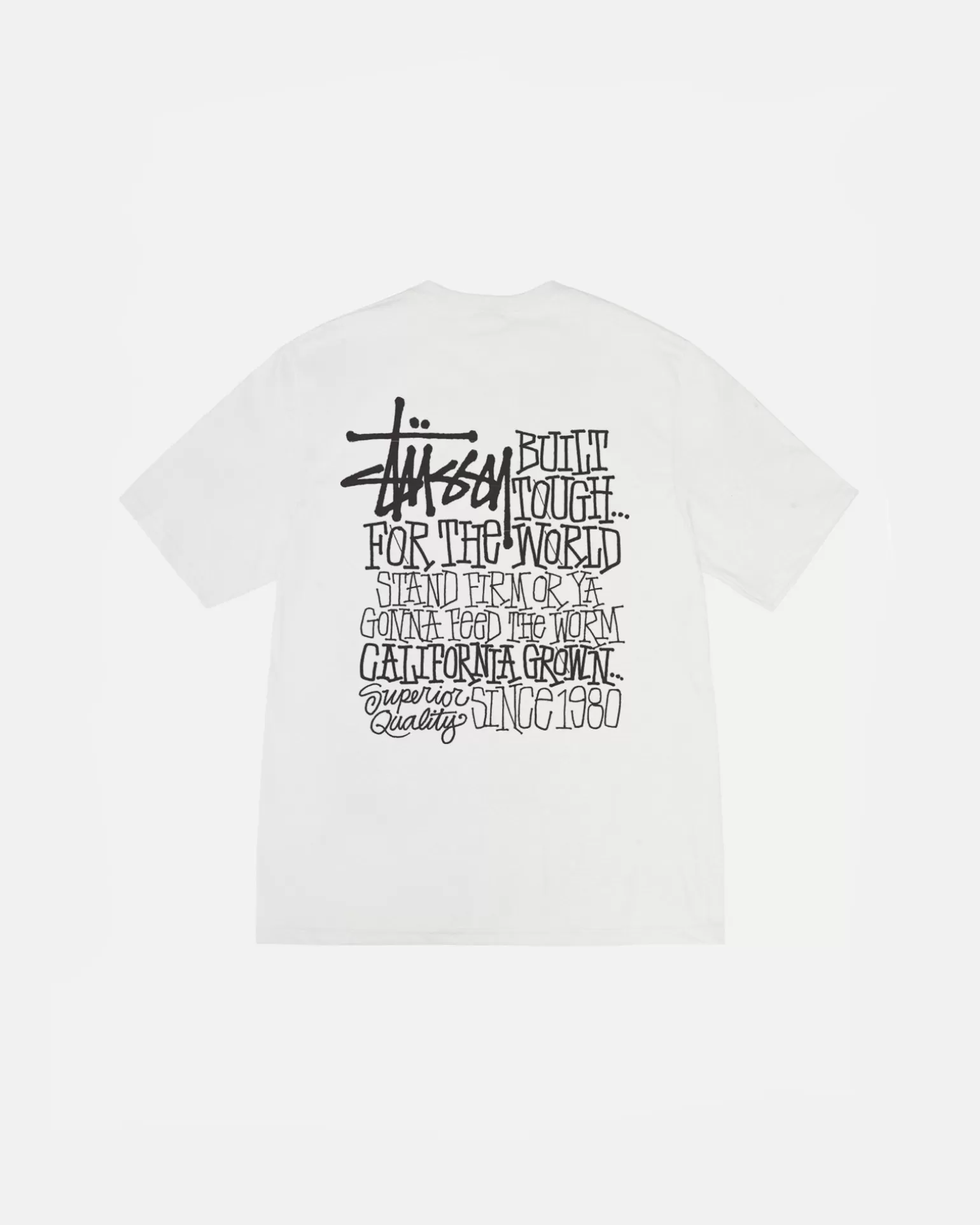 Clearance Stüssy CALIFORNIA GROWN TEE PIGMENT DYED Natural