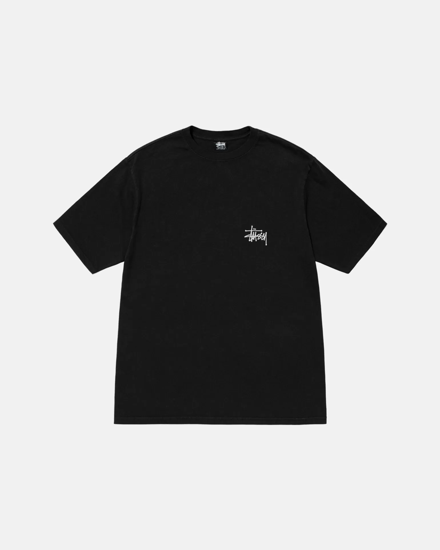 Online Stüssy CALIFORNIA GROWN TEE PIGMENT DYED Black