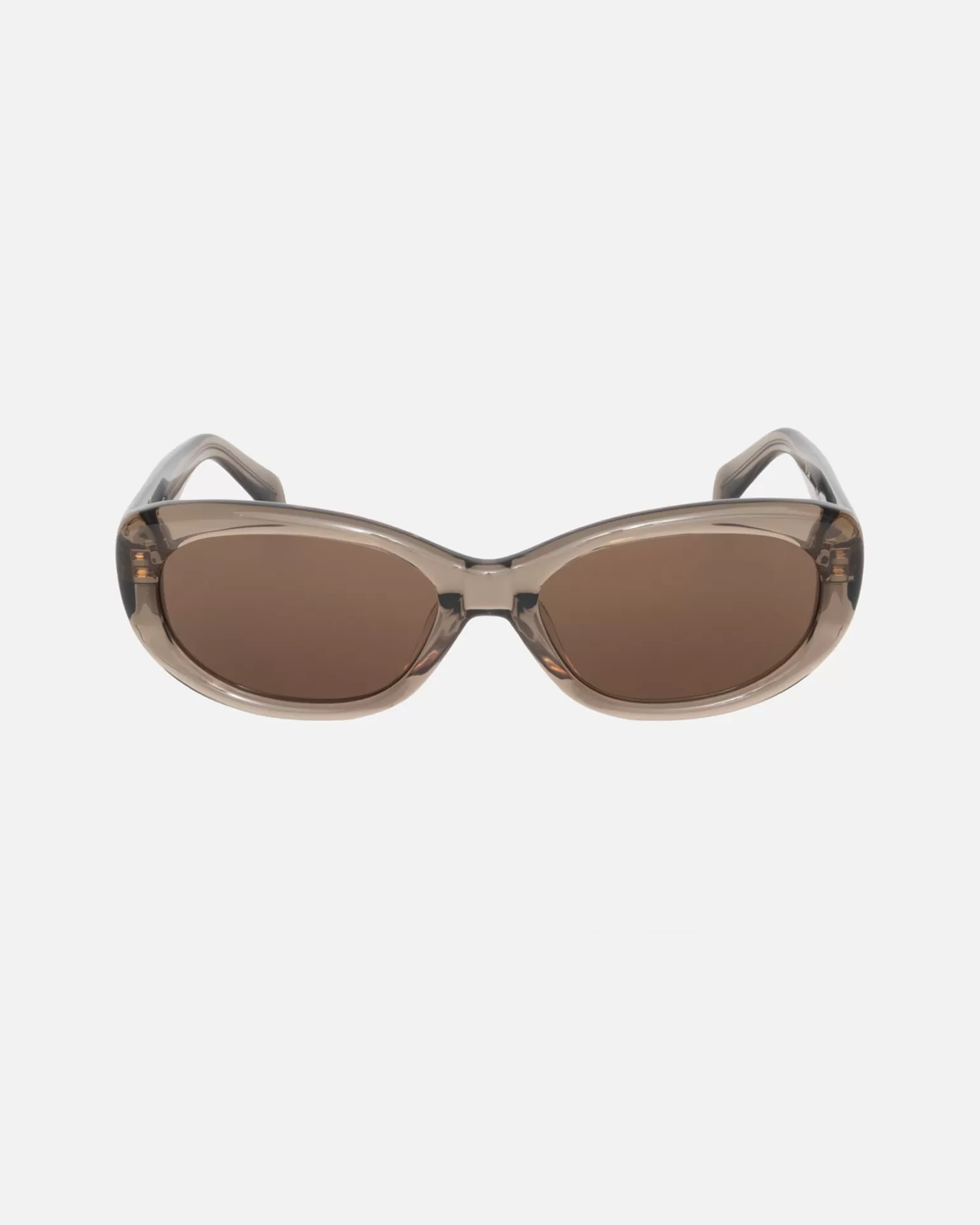 Fashion Stüssy JUNE SUNGLASSES Brown Crystal / Brown Lens