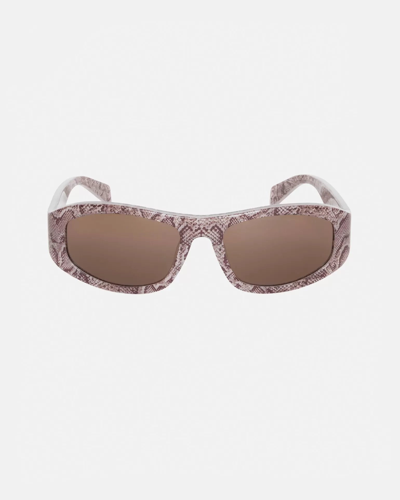 Hot Stüssy LANDON SUNGLASSES Snake Skin / Brown Lens