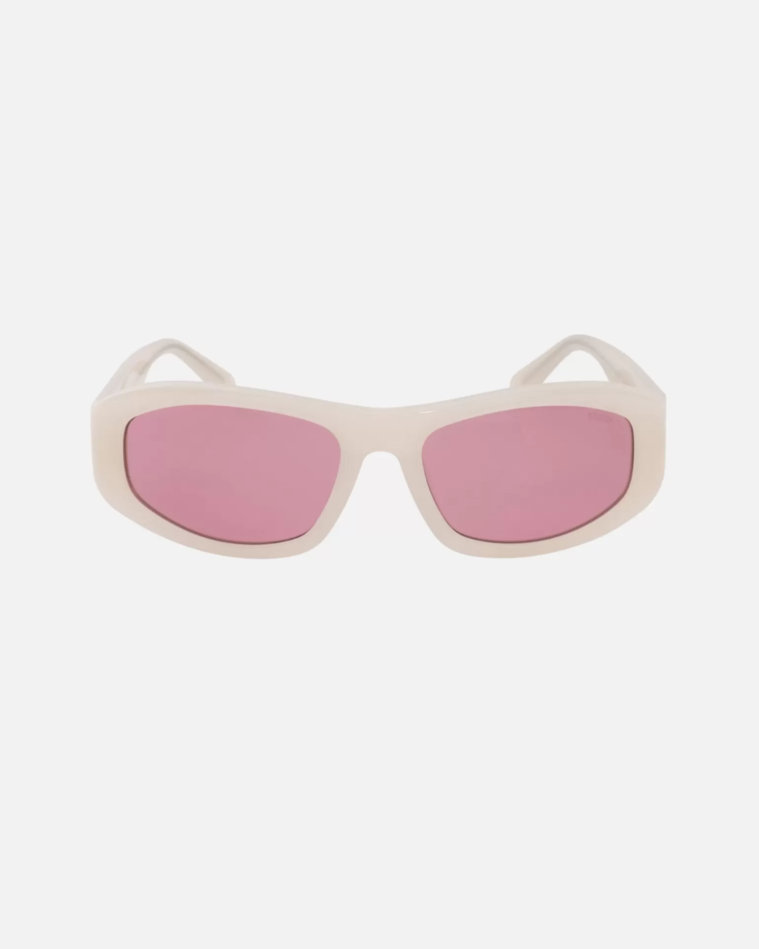 Sale Stüssy LANDON SUNGLASSES Cream / Pink Lens