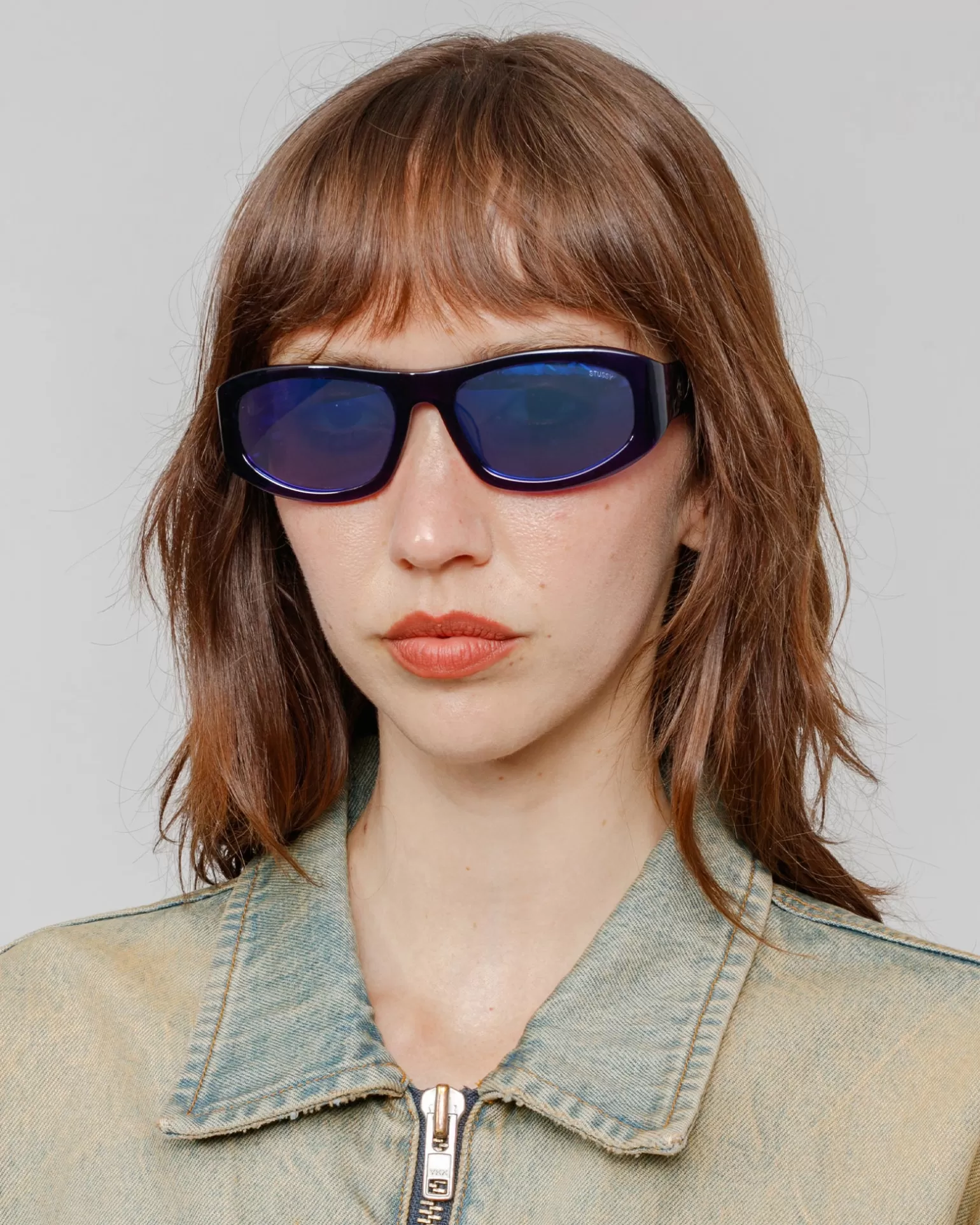 Store Stüssy LANDON SUNGLASSES Ultraviolet / Midnight Flare Lens