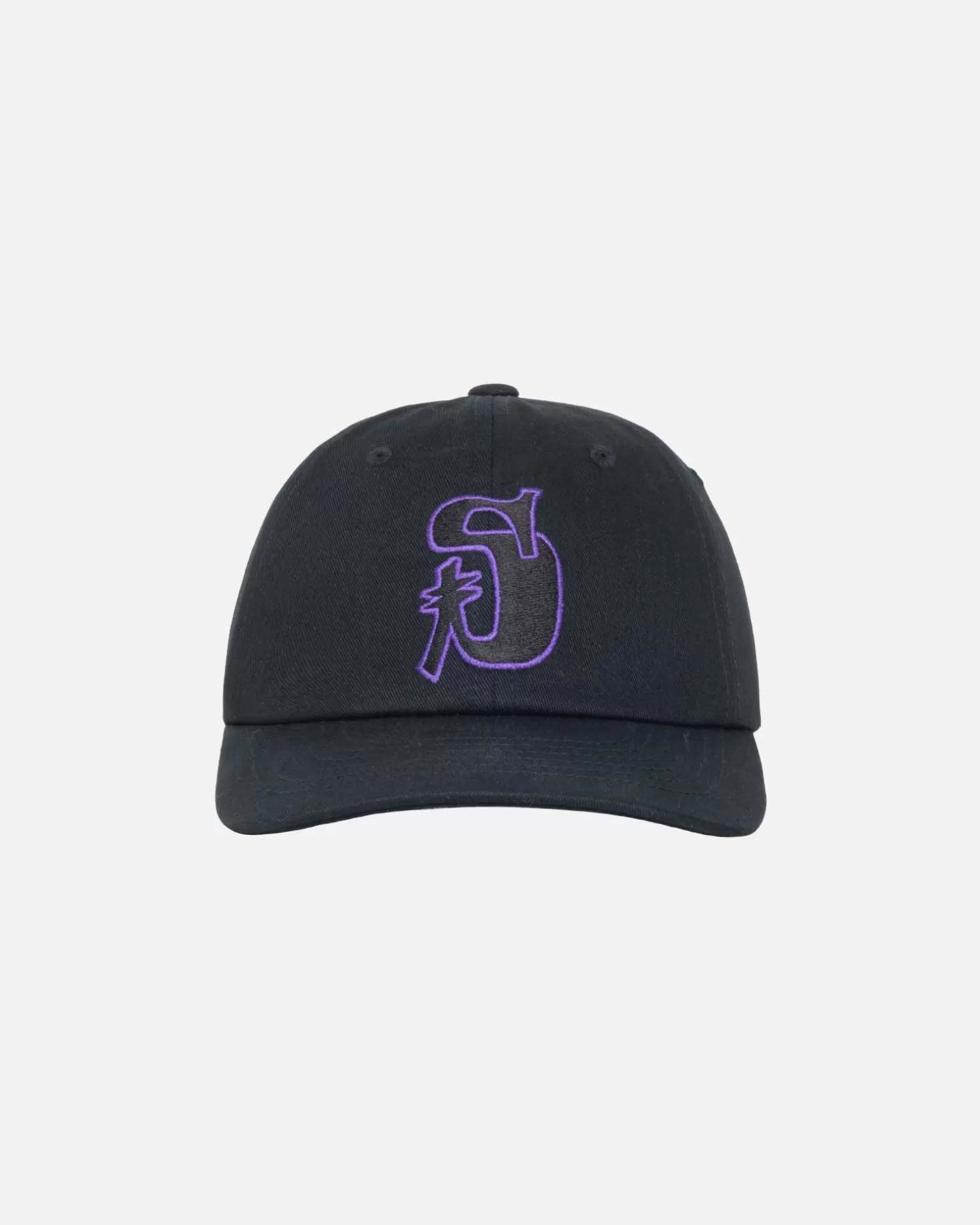 Hot Stüssy LOW PROFILE VINTAGE S SNAPBACK Black/Concord