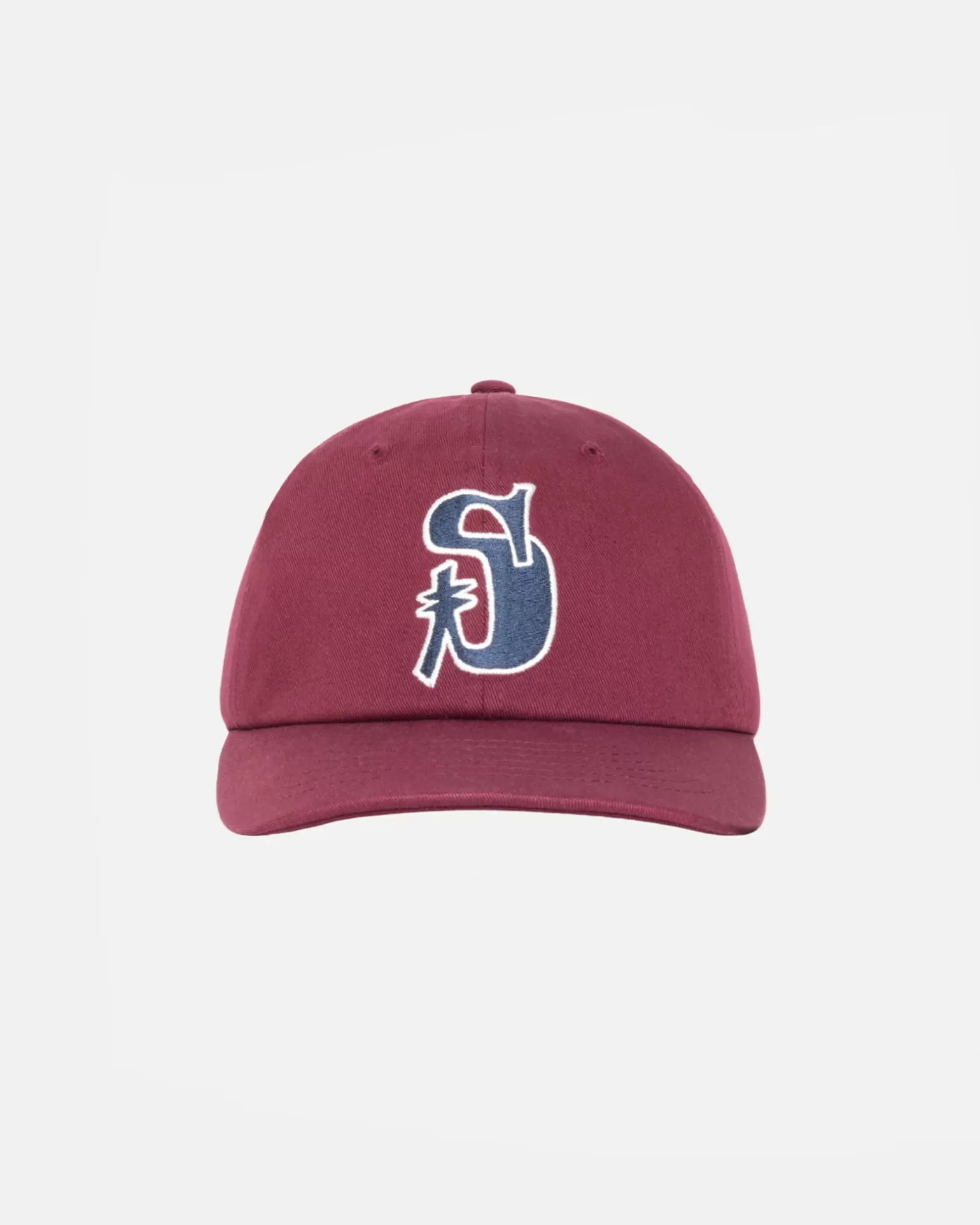 Discount Stüssy LOW PROFILE VINTAGE S SNAPBACK Maroon