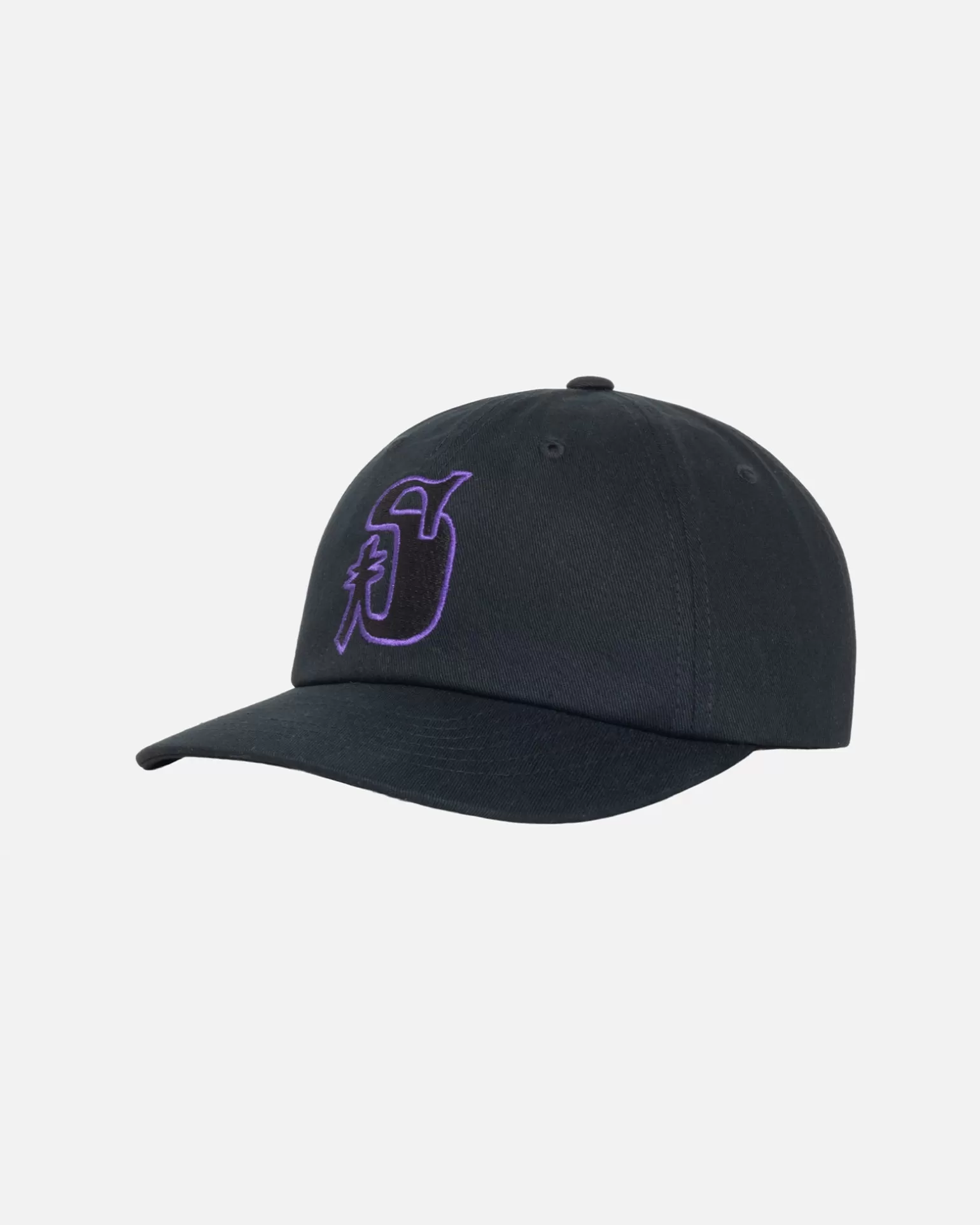 Hot Stüssy LOW PROFILE VINTAGE S SNAPBACK Black/Concord