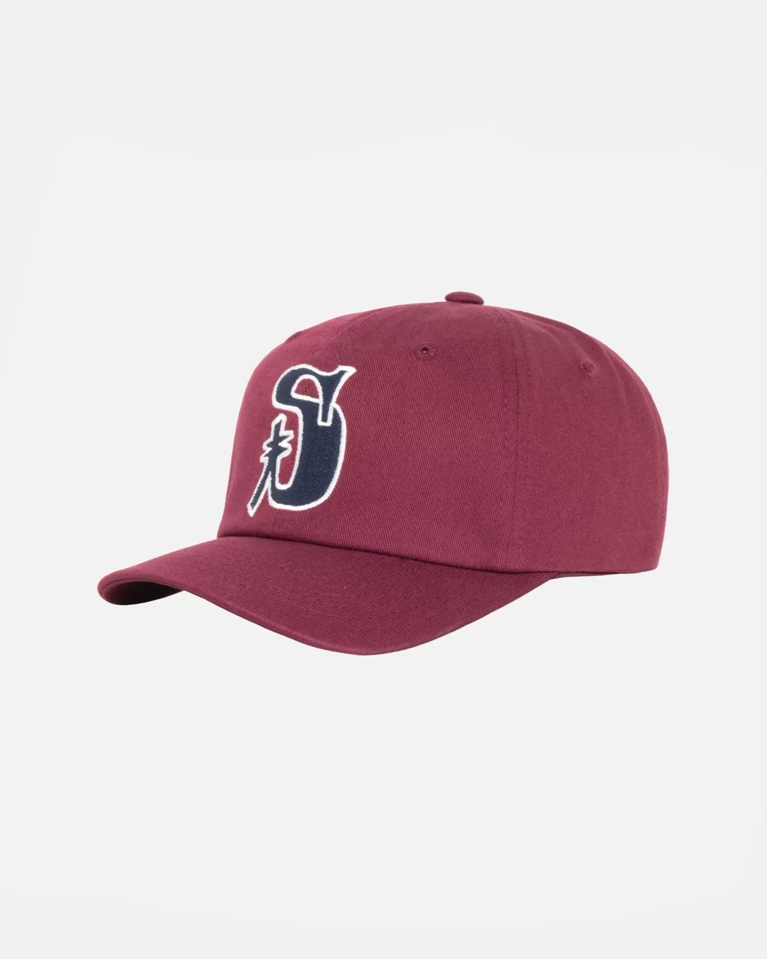 Discount Stüssy LOW PROFILE VINTAGE S SNAPBACK Maroon