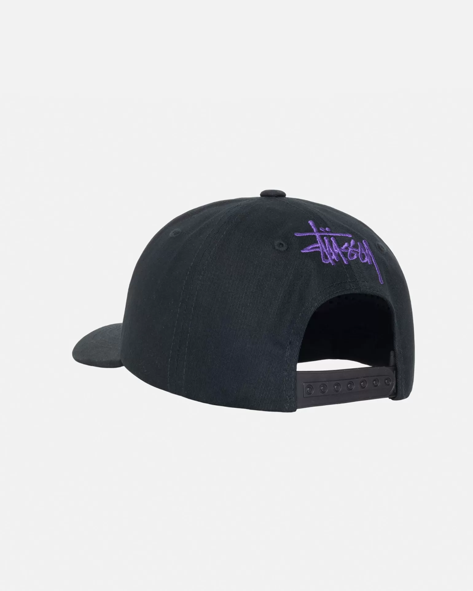 Hot Stüssy LOW PROFILE VINTAGE S SNAPBACK Black/Concord