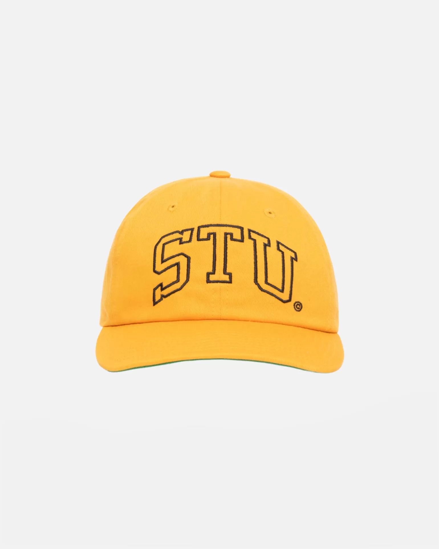 New Stüssy MID-DEPTH STU ARCH STRAPBACK Uni Gold