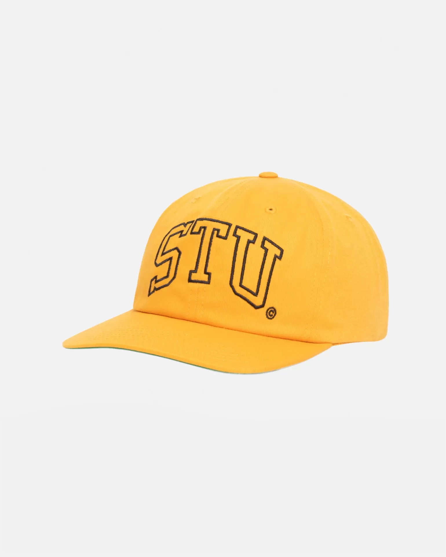 New Stüssy MID-DEPTH STU ARCH STRAPBACK Uni Gold