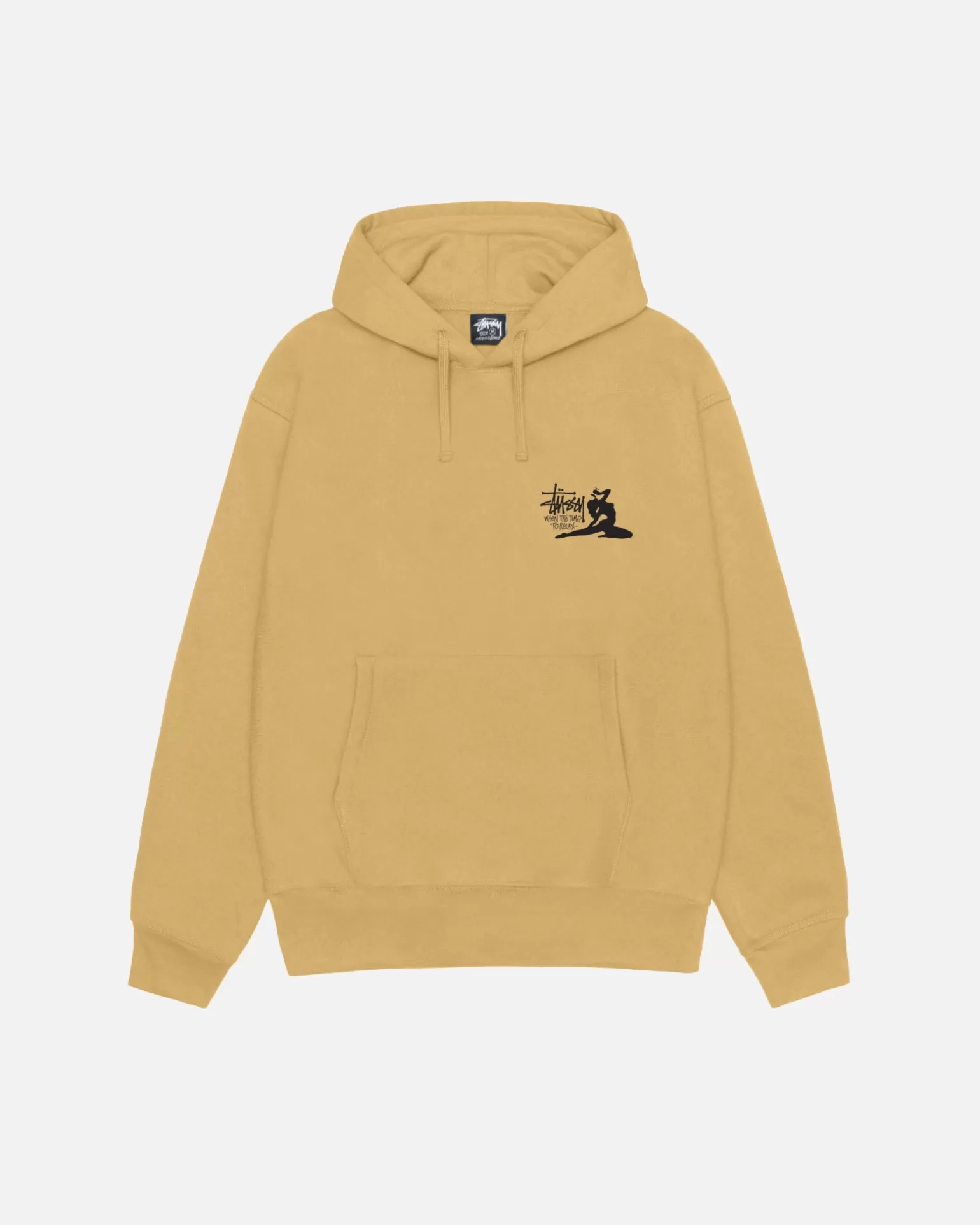 Best Stüssy RELAX HOODIE Curry