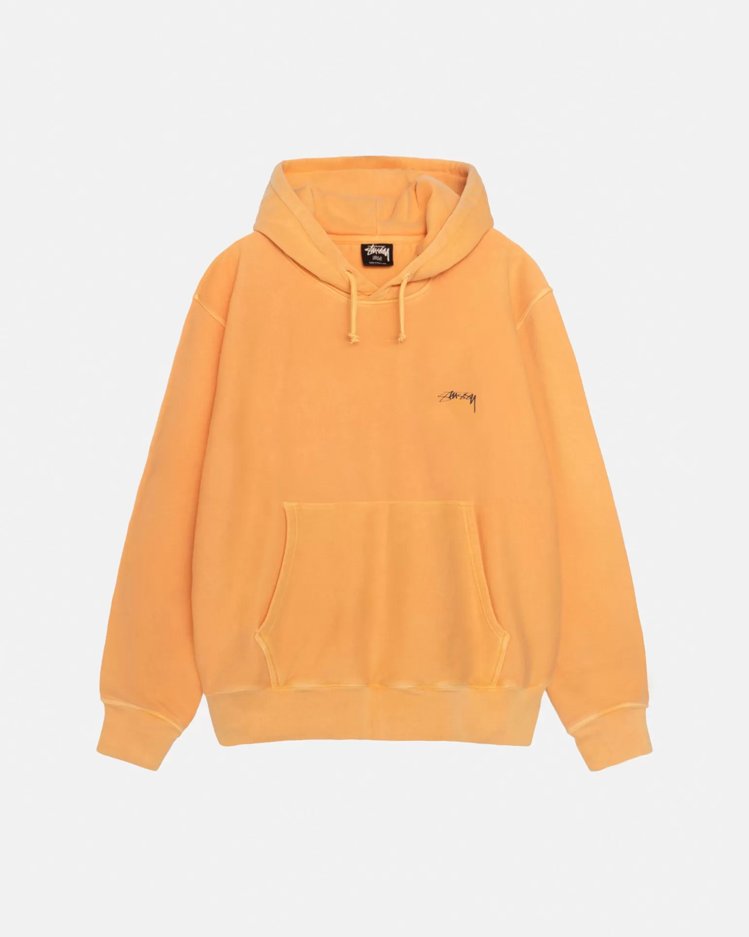 Best Sale Stüssy SMOOTH STOCK HOODIE PIGMENT DYED Orange