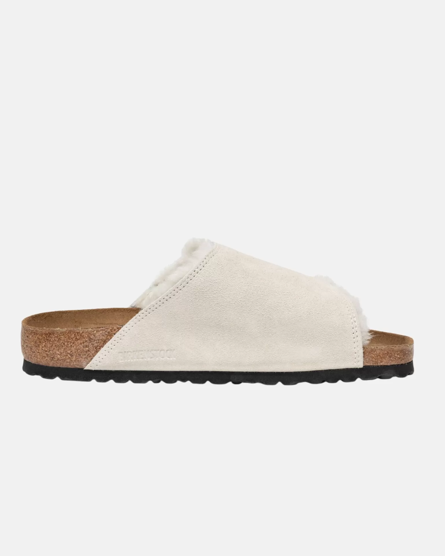 Fashion Stüssy STÜSSY & BIRKENSTOCK SOLANA SHEARLING SLIDE Bone