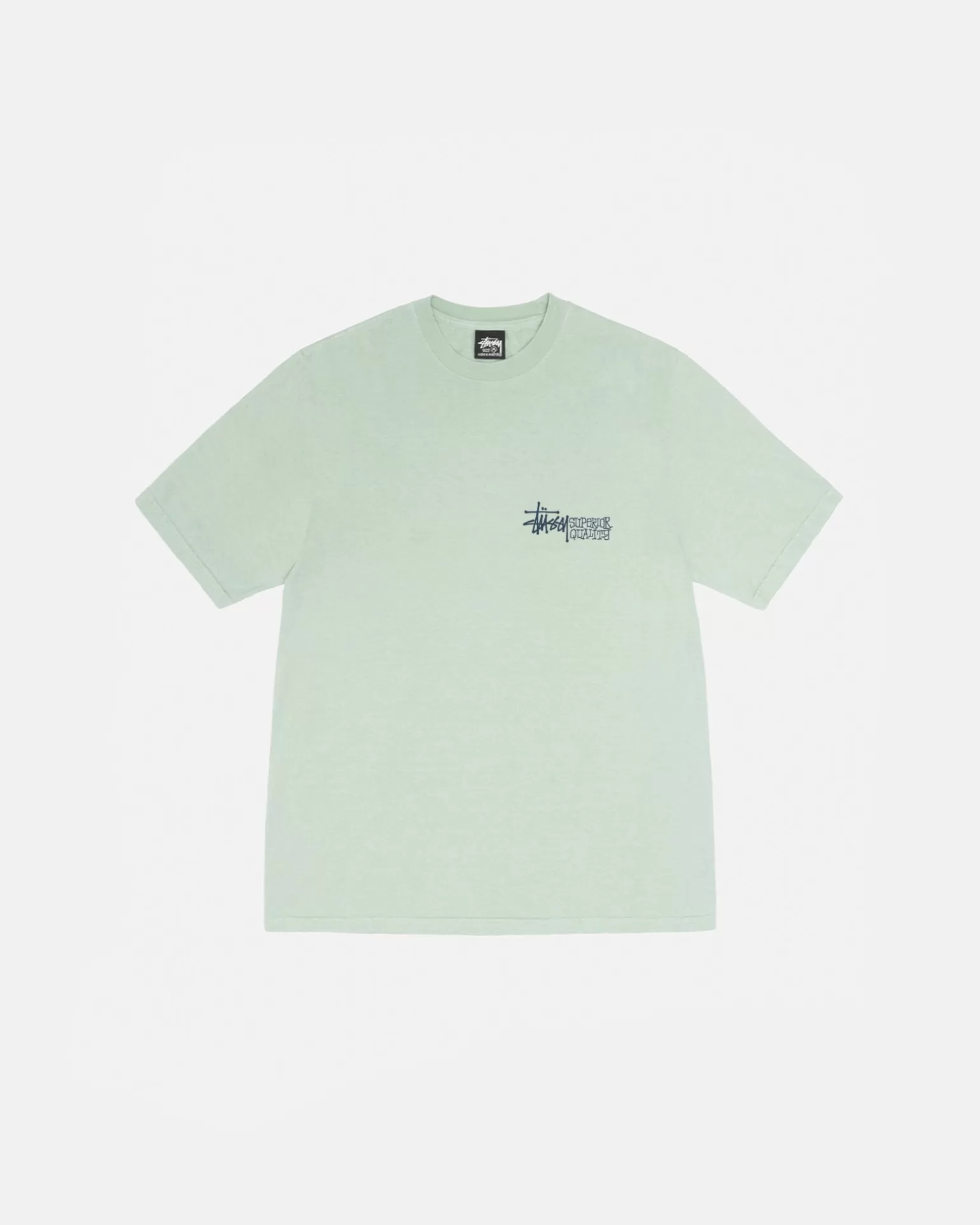 Best Stüssy SUPERIOR QUALITY TEE PIGMENT DYED Granite