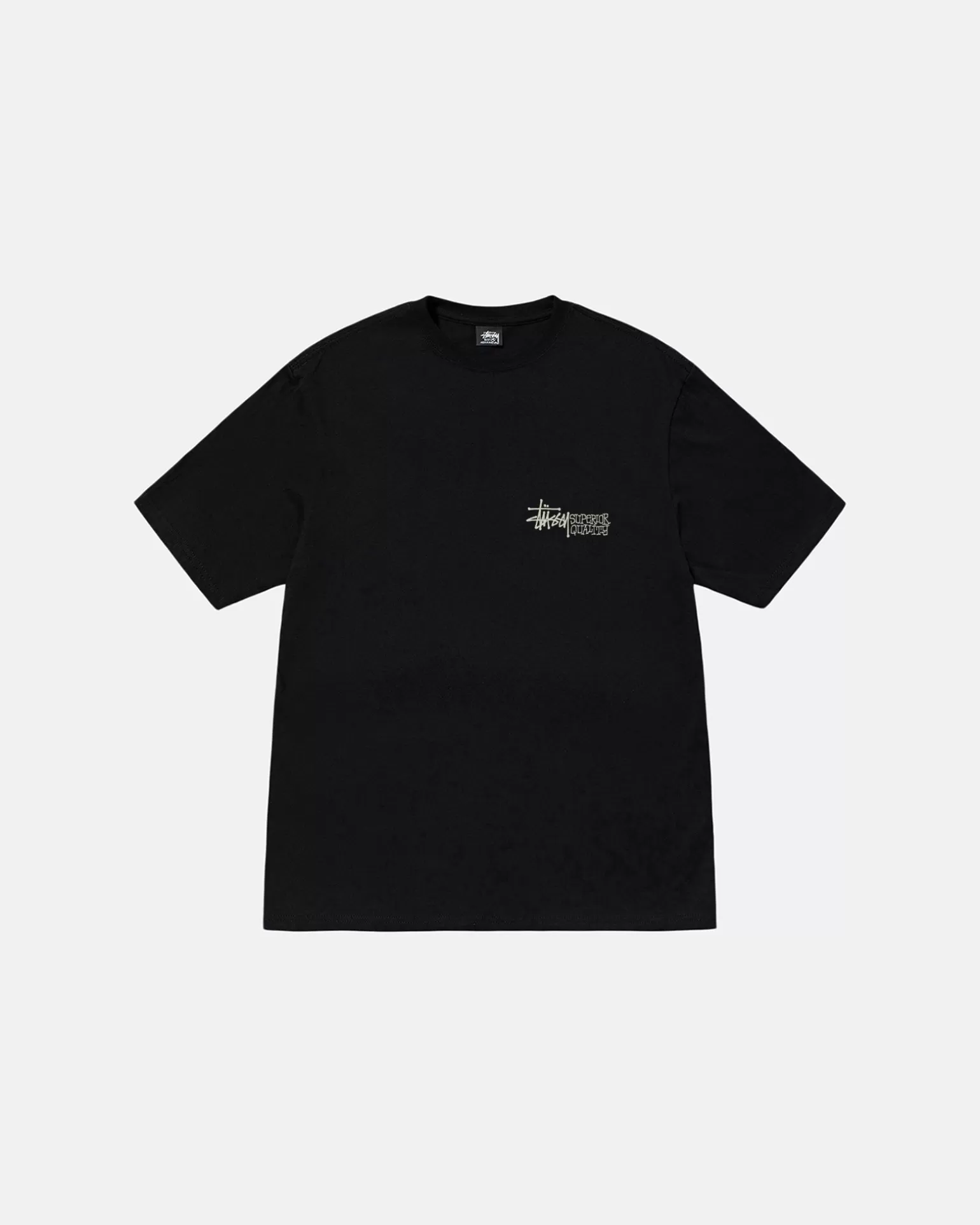 Discount Stüssy SUPERIOR QUALITY TEE PIGMENT DYED Black